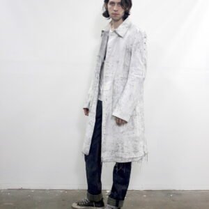 Artisan Textured Trench Coat - Image 3